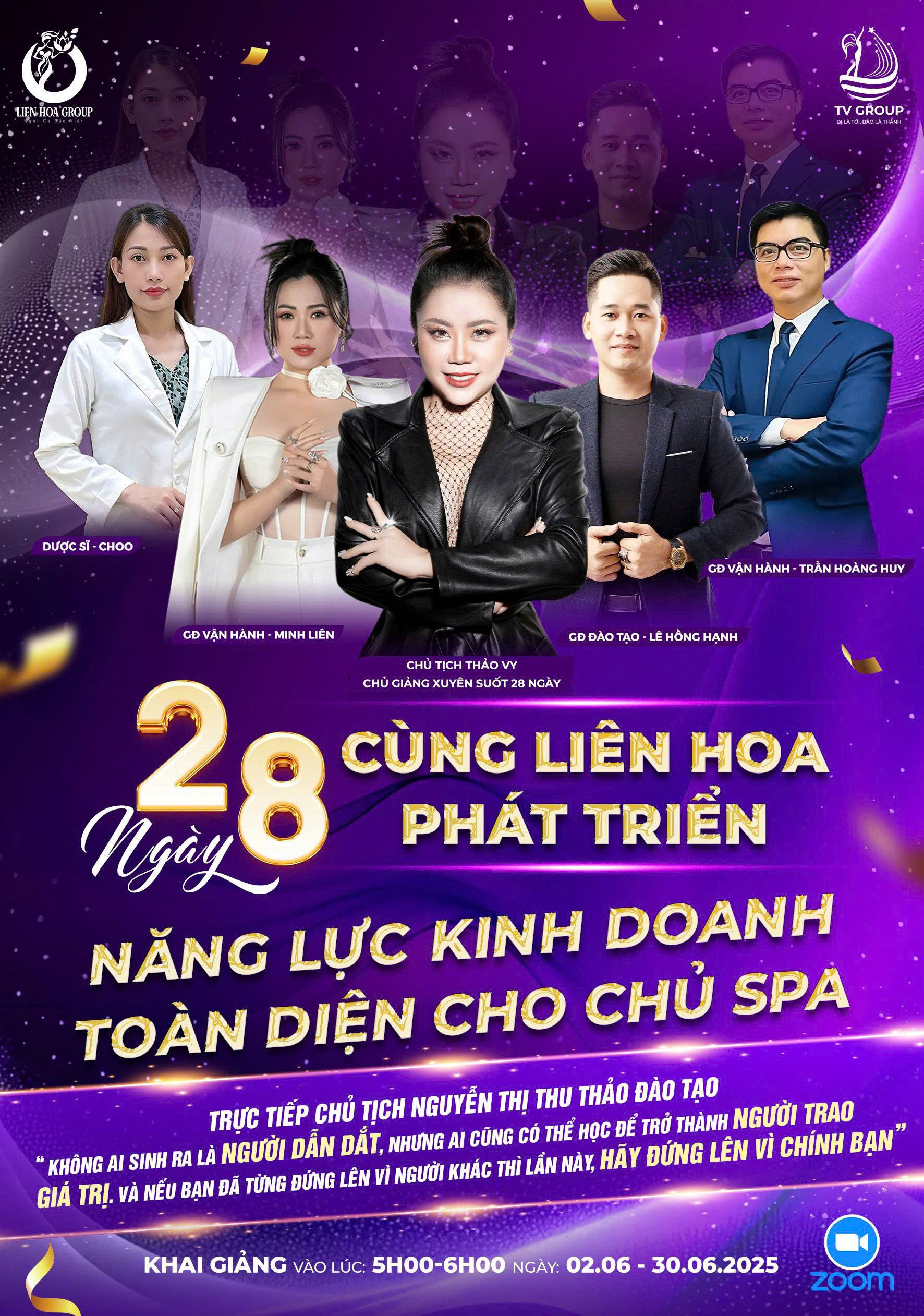 28 Ngày Cùng Liên Hoa Phát Triển Năng Lực Kinh Doanh Toàn Diện Cho Chủ Spa và Đại Lý