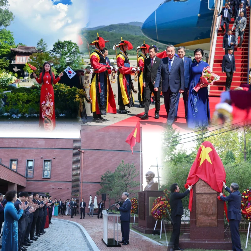 Lễ khánh thành tượng Chủ tịch Hồ Chí Minh tại Hàn Quốc